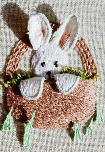 KNITTING BASKET Embroidery Design