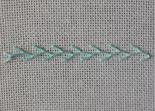 Hand Embroidery For Beginners - Feather Stitch 