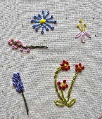 10 Flowers, Floral Hand Embroidery [Part 1]