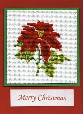 A visitor to the site, Rachel, shares one of her cross stitch card making ideas